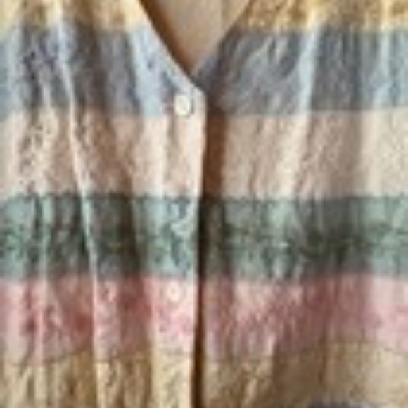 Women's Cherokee Pastel Emgroidered Vest - 3XL - Cotton/Linen Bled - Picture 7 of 9
